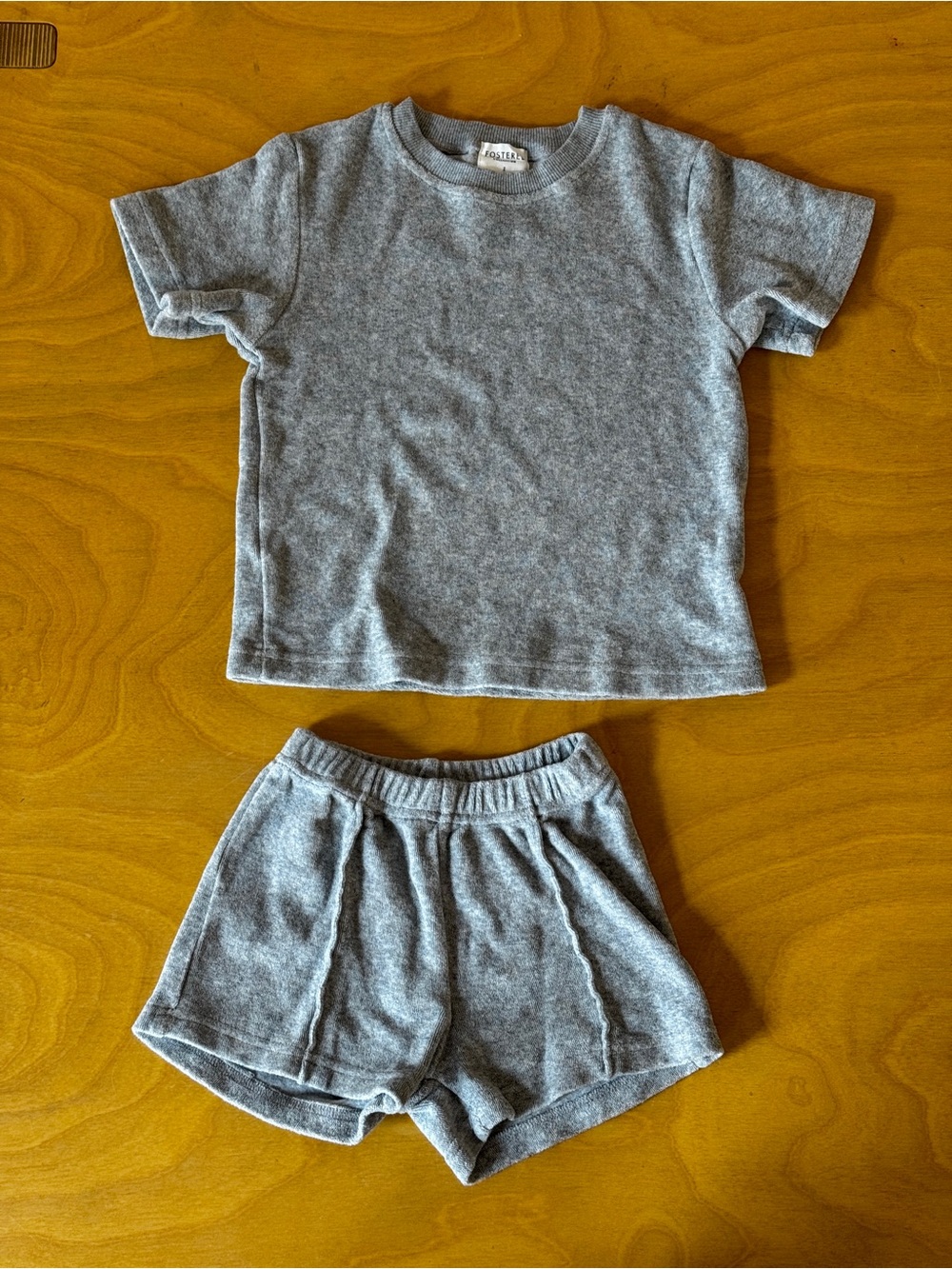 Fostered Collection Terry Set Grey Size 1 like new